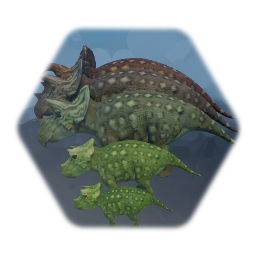 SAURIAN -Triceratops Growth stage rigs