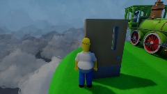Homers Adventure to Turn Into A Toilet