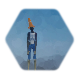 Realistic Coneheaded Zombie