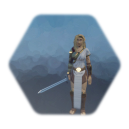 Remix Action Female sword