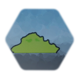 a bush - Busch - spraypainted on wall with painted outline