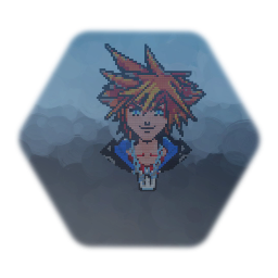 Sora, Limit Form - Pixel Art (Kingdom Hearts 2.5)