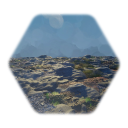 Land scape rocky floor