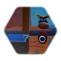 Rayman picture city level template‎