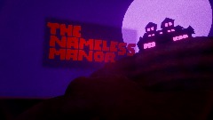 The Nameless Manor title screen.