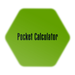 Pocket calculator BUT IS BRAT