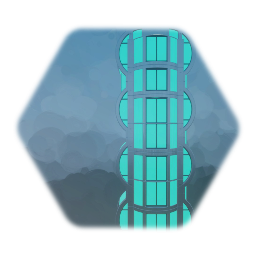 Futuristic cyberpunk Building #3