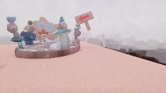 Crash into dimensions! Title screen