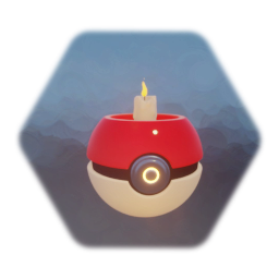 Pokeball Candle