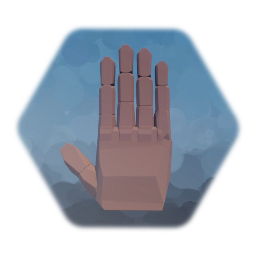 Low poly hand