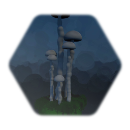 Tall mushrooms