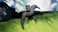 Moai Man Render