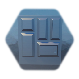 Chunky Metal Wall Module 1