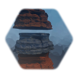 Rock , large cliff (3 shades)