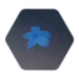 Blue flower