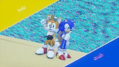 Sonic and Tails render | is a AY