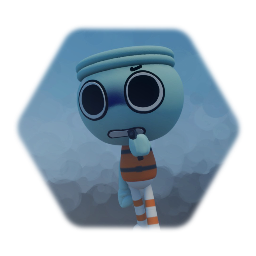 Finn with a gun
