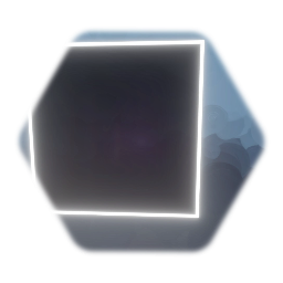 Cube néon vierge (Simplifié)