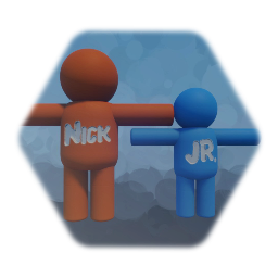 Nick and Jr. Clay Models