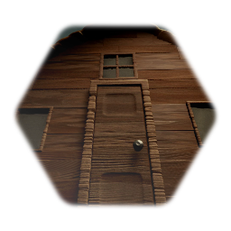 Reclaimed Wood Cabin (Stampable Version)