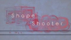 Shape Shooter Title screen