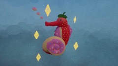 Strawberry Donut Seahorse