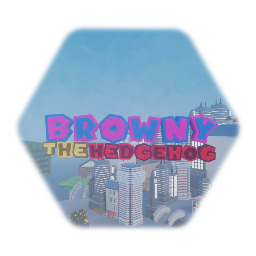 NEW! Browny the Hedgehog Logo