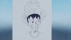Luffy drawing