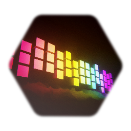Lightning effect - Scrolling Rainbow