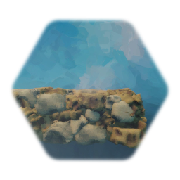 Sandstone brick wall