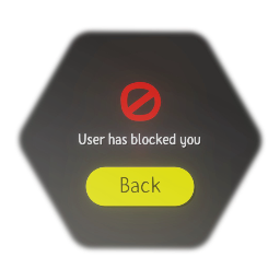 I blocked you