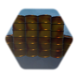 Oil Drum Bridge Platform/Prop