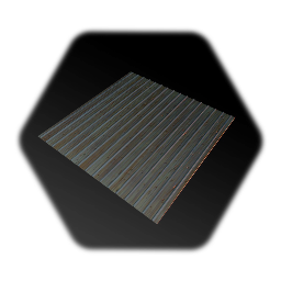 Corroded Painted Metal Panel