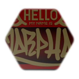 HELLO MY NAME IS MORPHO  STICKER