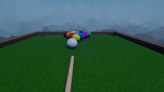 Robert's 10 ball with cue scene playable