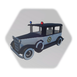 1930s police car