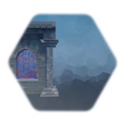 Brick Wall n Window 2D assets