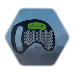 Omni-Comm Personal Alphanumeric Communication Device - Black