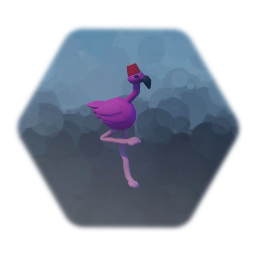 Flamingo Smear by @MrCaseyJones