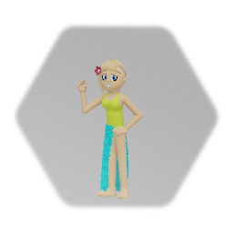 Peacock Studios Sofia in swimming suit