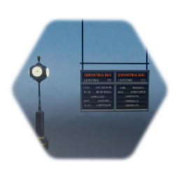 Bus Station props