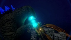 Godzilla blast showcase
