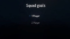 Squad goals main menu