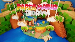 Paper Mario. Diorama'like render