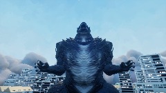 Godzilla rules the city!