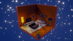 a corner of a living room !