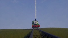 Percy and the hill