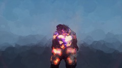 Burning Godzilla animation test