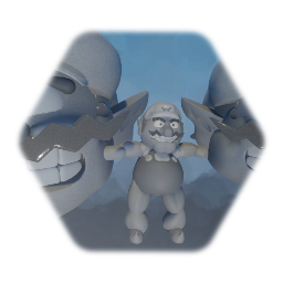 Wario black and white