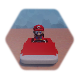 Mario in a go kart MRR3